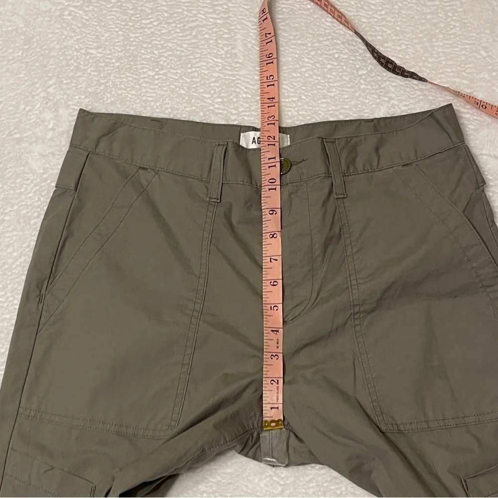 AGOLDE Daria High‎ Waist Crop Wide Leg Twill Utility Pant in Duffle Women's 28 - Picture 9 of 12